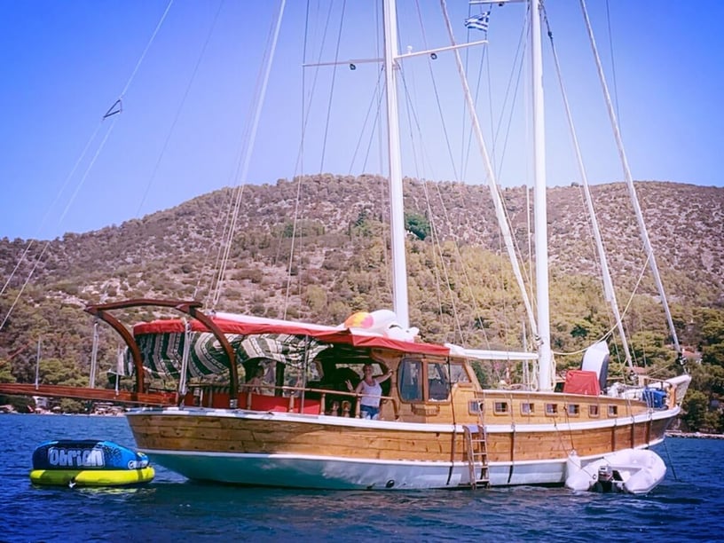 Naxos Gulet 1 cabin  50 guests 21 m Listing Number: #21902