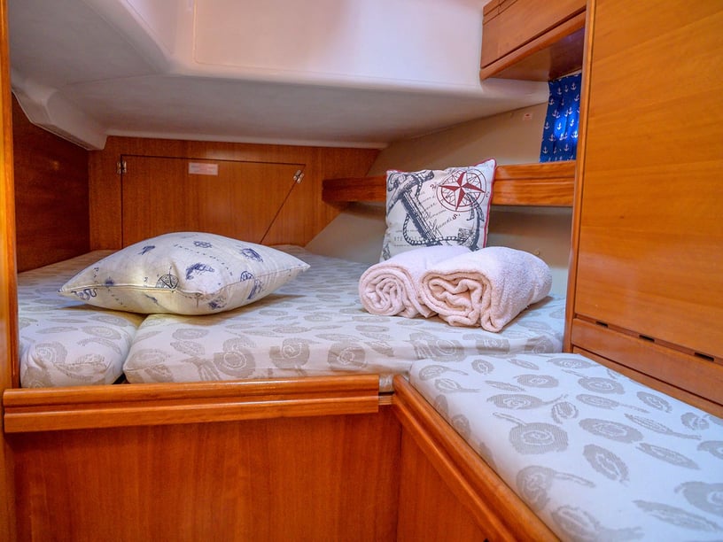 Kanistro - Chalkidiki Sailboat 3 cabin 6 berths 6 guests 12.1 m Listing Number: #21909 4