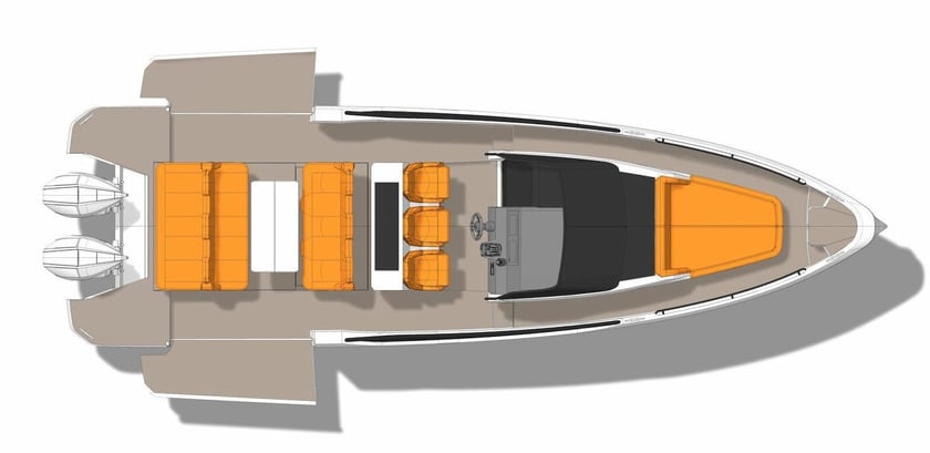 Ibiza Motorboot Cabine 1  2  slaapplaatsen 8  gasten 11 m Lijstnummer: #21933 2