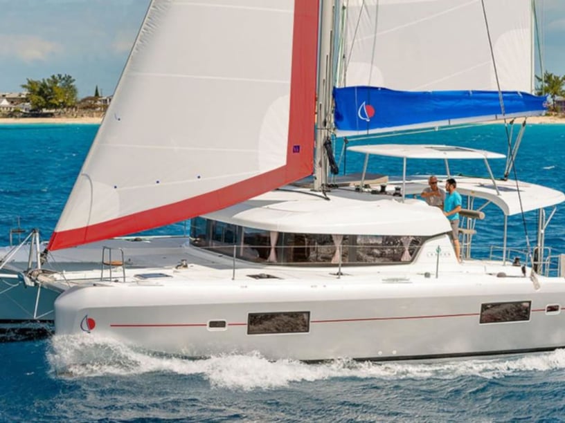 Marigot, St. Martin Catamaran 4 cabin 8 berths 8 guests 12.94 m Listing Number: #2205