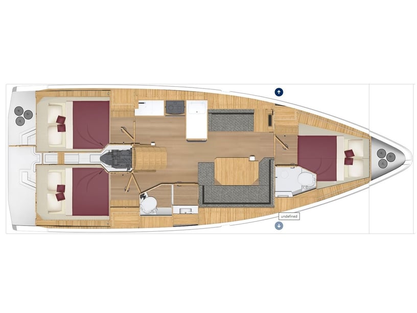 Tropea Segelboot 3 Kabine 6 Liegeplätze 8 Gäste 11.38 m Nummer des Inserats: #22162 4