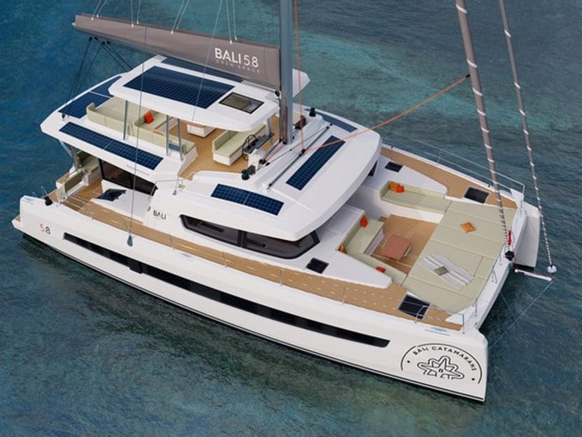 Athens Catamaran 8 cabin 12 berths 12 guests 17.65 m Listing Number: #22213