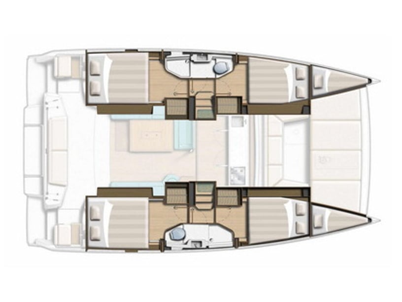 Zadar Catamaran Cabine 6  10  slaapplaatsen 10  gasten 11.78 m Lijstnummer: #22216 3