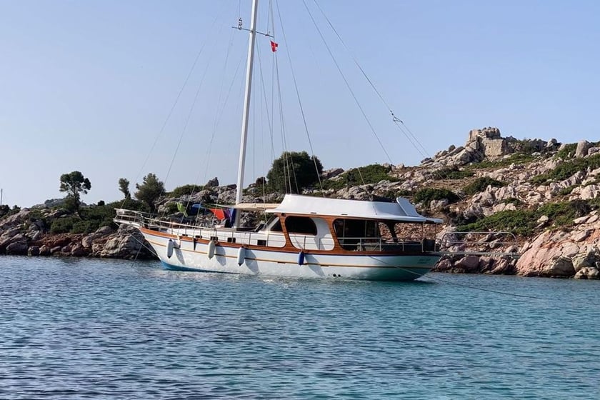 Marmaris Gulet 3 cabin 6 berths 6 guests 18 m Listing Number: #22268