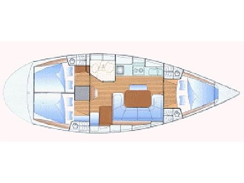 San Miguel de Abona Sailboat 3 cabin 6 berths 6 guests 11.28 m Listing Number: #22395 3