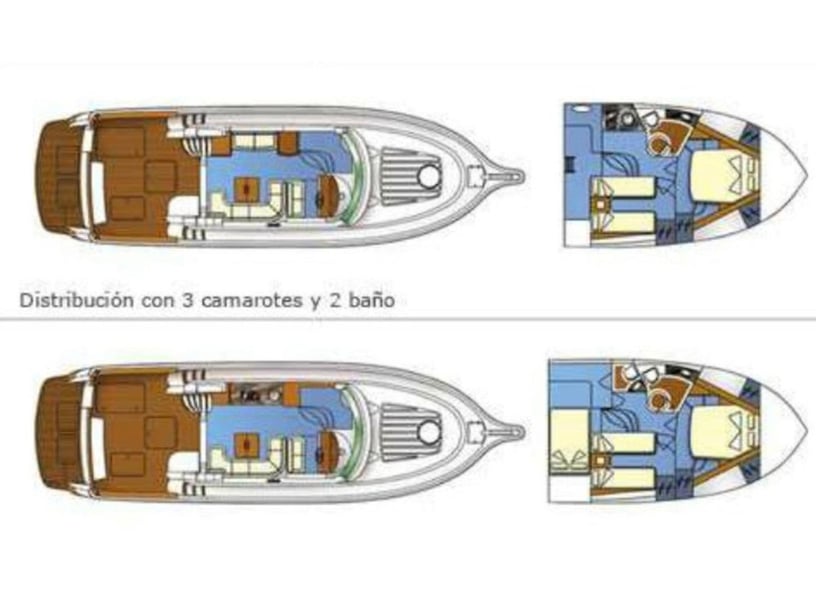 Pula Motorboat 3 cabin 6 berths 6 guests 13.63 m Listing Number: #22439 5