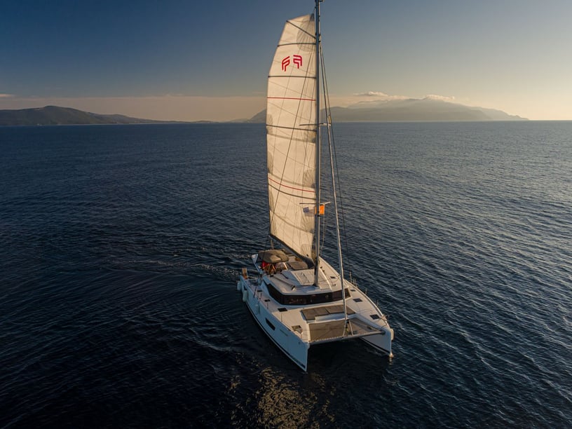 Tourlos Catamaran 4 cabin 8 berths 8 guests 13.45 m Listing Number: #22473