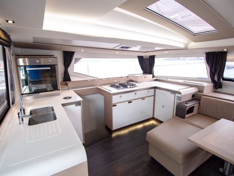 Tourlos Catamaran 4 cabin 8 berths 8 guests 13.45 m Listing Number: #22473 2