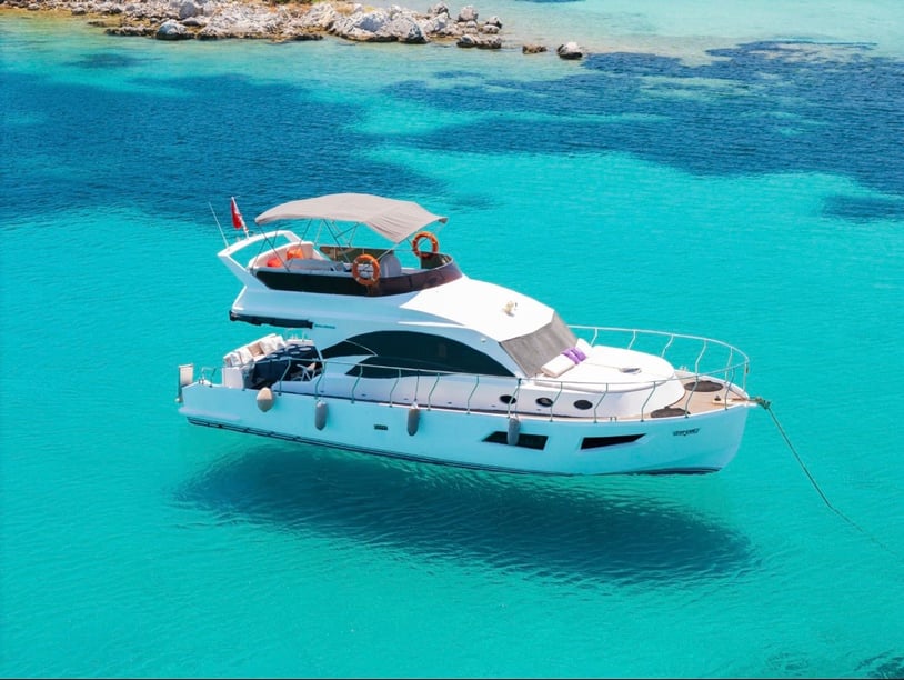 Bodrum Yacht a motore cabina 2  cuccette 6  6  ospiti 14 m Numero dell'inserzione: #22501