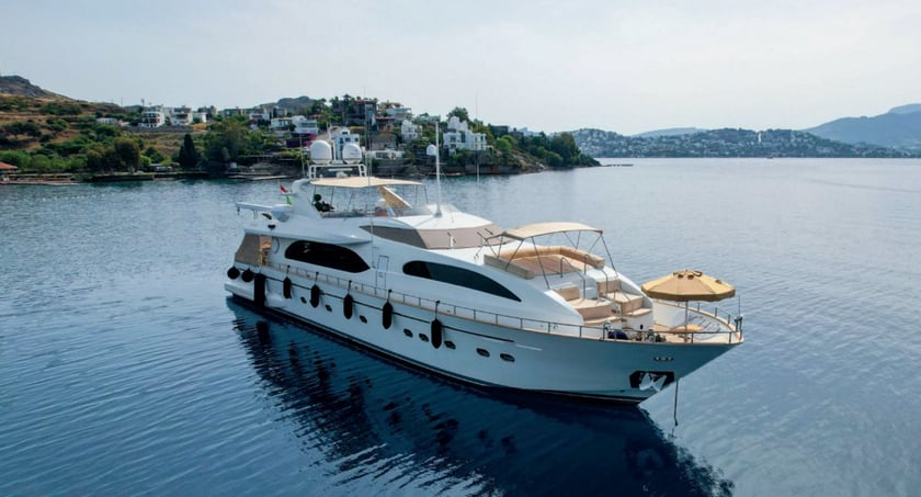 Bodrum Yate a motor Cabina 5  10  literas 10  invitados 31.5 m Número de anuncio: #22540