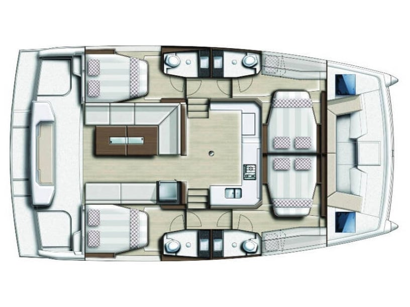 Olbia Catamarano cabina 4  cuccette 8  12  ospiti 12.31 m Numero dell'inserzione: #22608 5