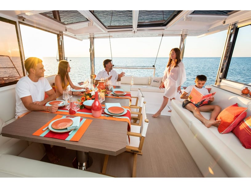 Athens Catamaran 7 cabin 12 berths 12 guests 14.86 m Listing Number: #22615 2