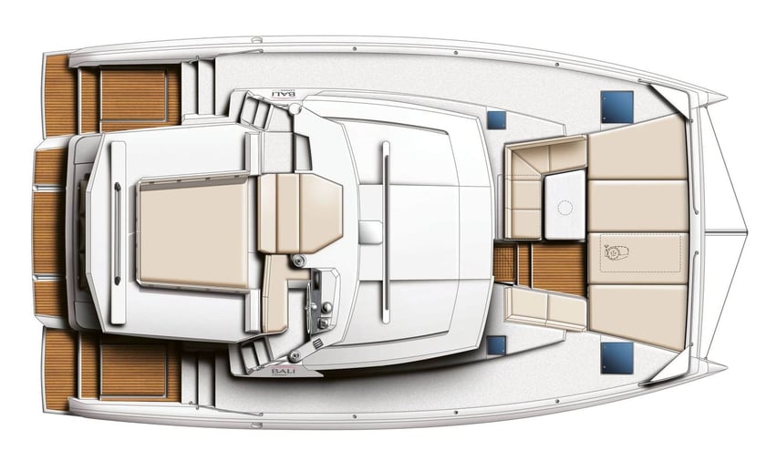 Barcelona Catamaran 5 cabin 8 berths 8 guests 12.85 m Listing Number: #22687 3