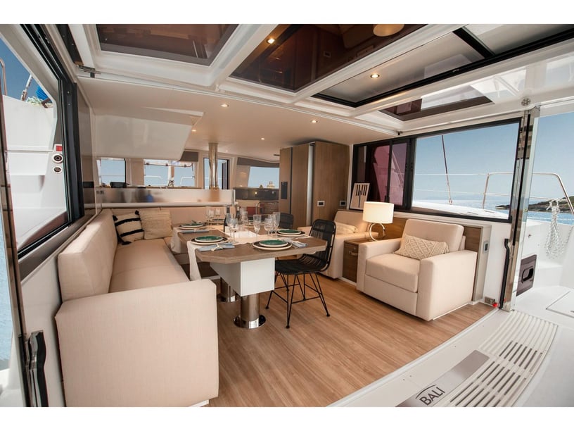 Barcelona Catamaran 5 cabin 8 berths 8 guests 12.85 m Listing Number: #22687 2