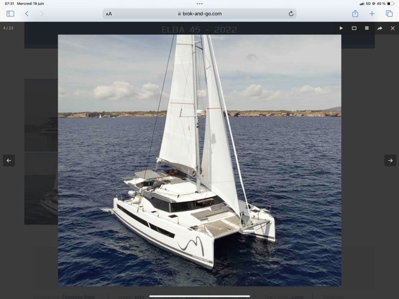 Cogolin Catamaran Cabine 3  6  slaapplaatsen 8  gasten 13.45 m Lijstnummer: #22701 4