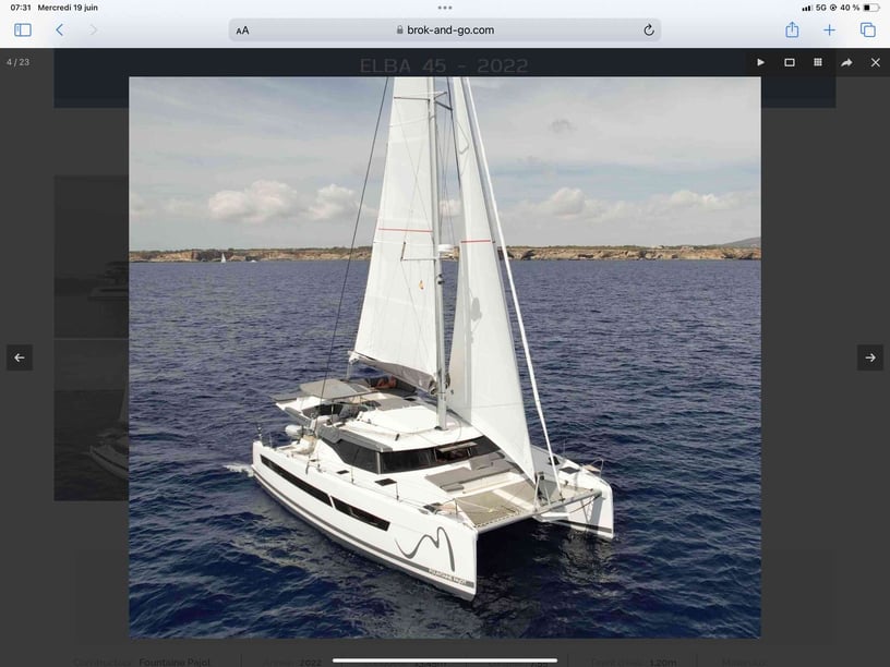 Cogolin Catamaran 3 cabin 6 berths 8 guests 13.45 m Listing Number: #22701