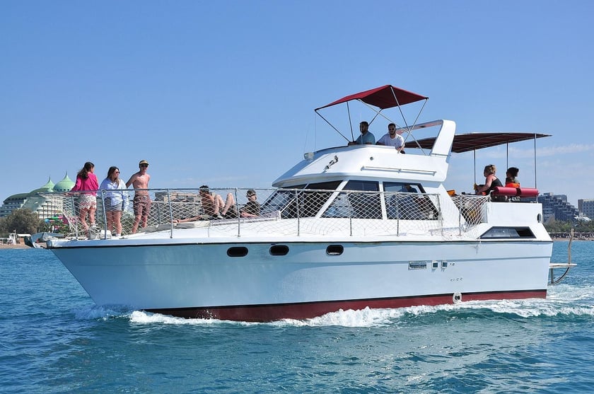 Antalya Motor Yacht 4 cabin  12 guests 13 m Listing Number: #22788