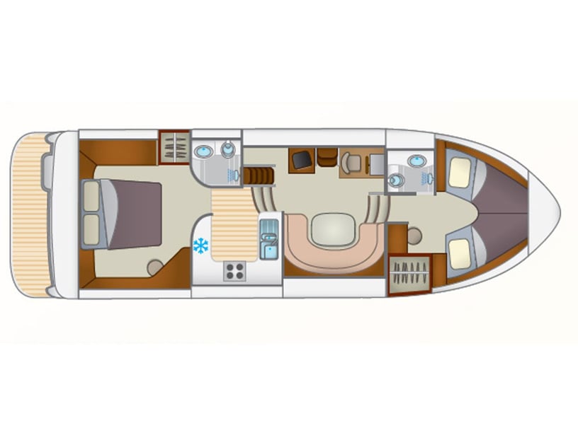 Corbigny Motorboot 2 Kabine 4 Liegeplätze 4 Gäste 12.95 m Nummer des Inserats: #22977 3