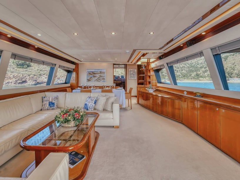 Glyfada - Athens Motor Yacht 4 cabin 8 berths 8 guests 25.3 m Listing Number: #23143 2