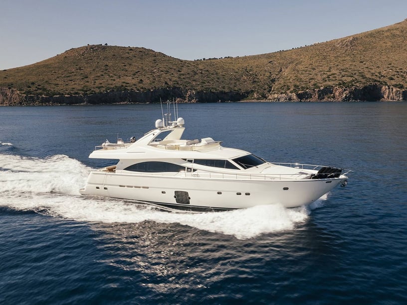 Glyfada - Athens Motor Yacht 4 cabin 8 berths 8 guests 25.3 m Listing Number: #23143