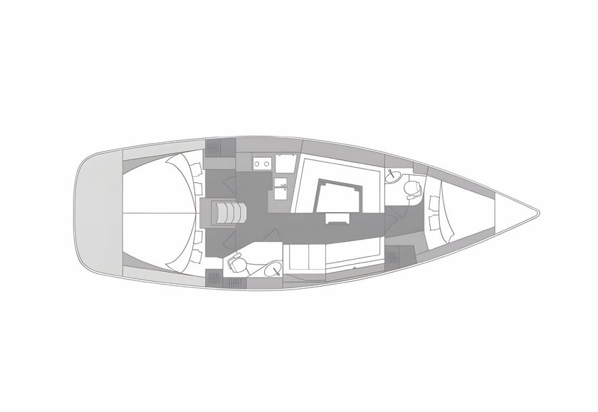 Punat Zeilboot Cabine 3  8  slaapplaatsen 8  gasten 11.9 m Lijstnummer: #23228 2