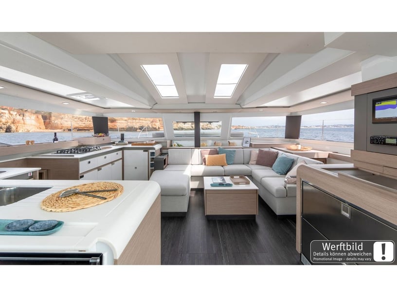 Can Pastilla Catamaran 4 cabin 9 berths 9 guests 13.45 m Listing Number: #23254 2