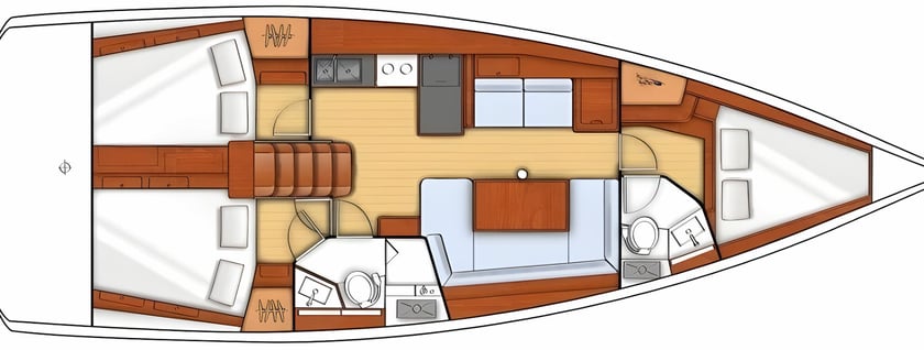 Phuket Zeilboot Cabine 3  6  slaapplaatsen 6  gasten 13.94 m Lijstnummer: #23261 2