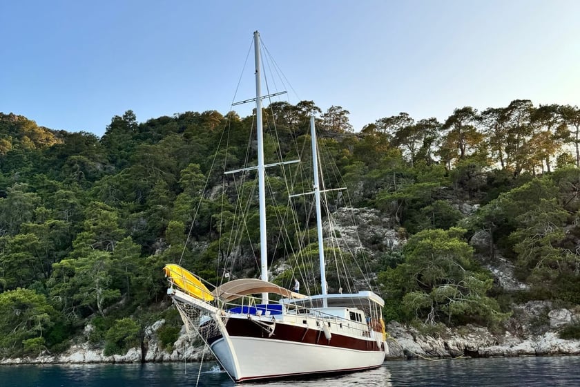 Fethiye Gulet 7 Kabine 14 Liegeplätze 14 Gäste 25 m Nummer des Inserats: #23272 2