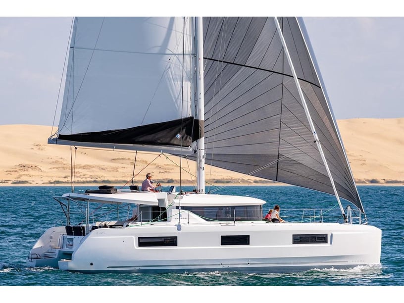 Sant Antoni de Portmany Catamaran 4 cabin 12 berths 12 guests 13.99 m Listing Number: #23404