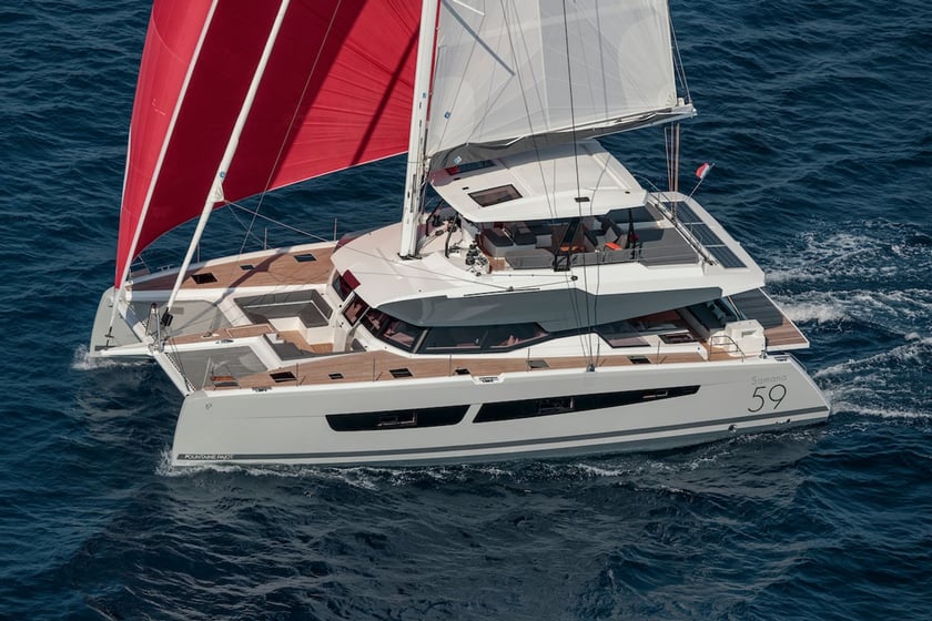 Saint Martin Catamaran 6 cabin 13 berths 13 guests 18.78 m Listing Number: #23509 5