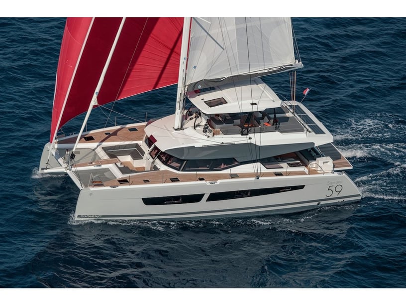 Saint Martin Catamaran 6 cabin 13 berths 13 guests 18.78 m Listing Number: #23509