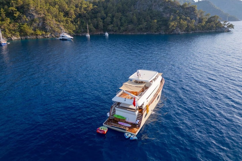 Fethiye Yacht a motore cabina 6  cuccette 12  12  ospiti 26 m Numero dell'inserzione: #23557 2