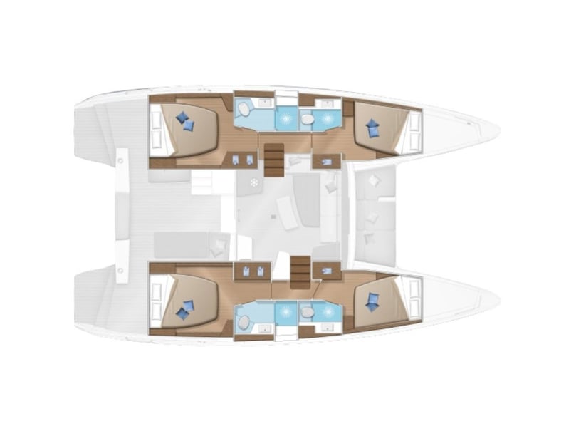 Furnari Catamaran Cabine 4  11  slaapplaatsen 11  gasten 13.22 m Lijstnummer: #23594 3