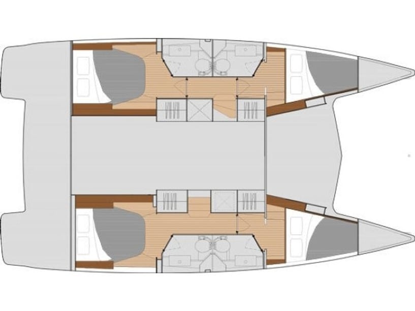 Castellammare di Stabia Katamaran 4 kabin Konaklama 8 kişi Seyir 8 kişi 11.93 m İlan No: #23595 5