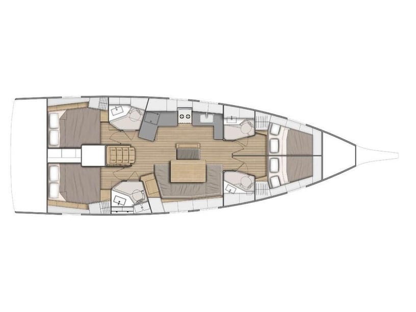 Castellammare di Stabia Barca a vela cabina 4  cuccette 10  12  ospiti 14.6 m Numero dell'inserzione: #23659 3