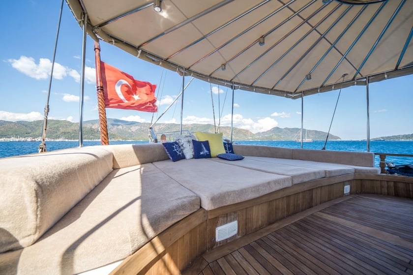 Marmaris Gulet 4 cabin 8 berths 8 guests 22 m Listing Number: #23792 2