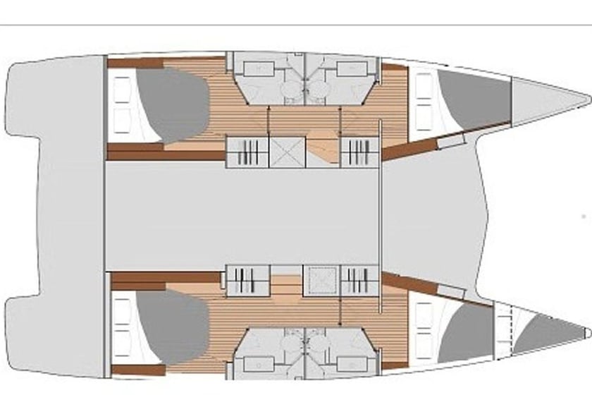 Marmaris Catamarano cabina 4  cuccette 8  10  ospiti 11.73 m Numero dell'inserzione: #23857 3