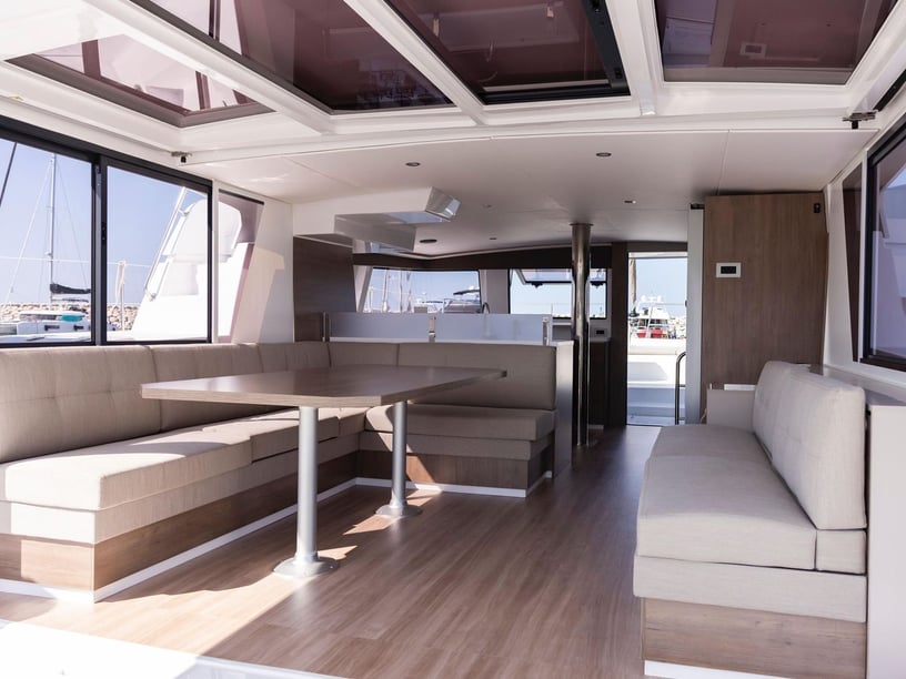 Salerno Catamaran 5 cabin 10 berths 10 guests 14.28 m Listing Number: #23861 2