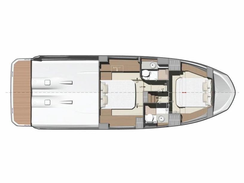 Trogir Motoscafo cabina 3  cuccette 6  6  ospiti 13.06 m Numero dell'inserzione: #23879 3