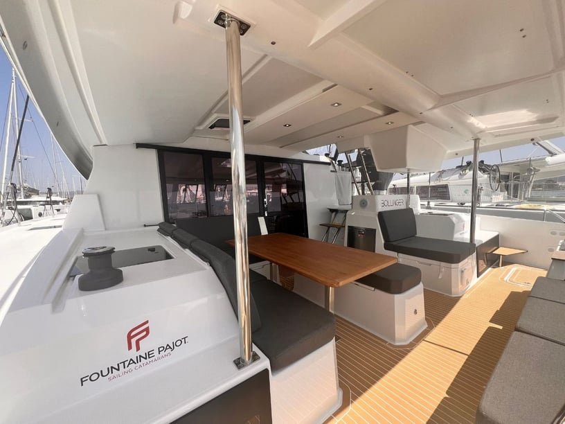 Olbia Catamaran 4 cabin 8 berths 8 guests 12.58 m Listing Number: #23883 2