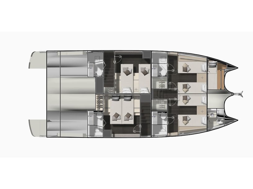 Salerno Yacht a motore cabina 4  cuccette 8  14  ospiti 14.79 m Numero dell'inserzione: #23911 5