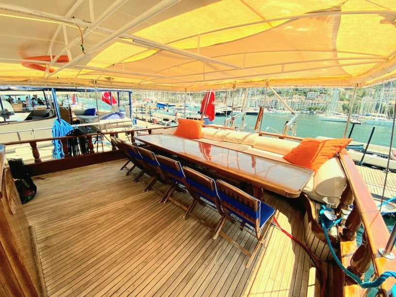 Kekova Gulet Cabine 8  Couchettes 16  Invités 16  24 m Numéro de l'annonce: #24054 5