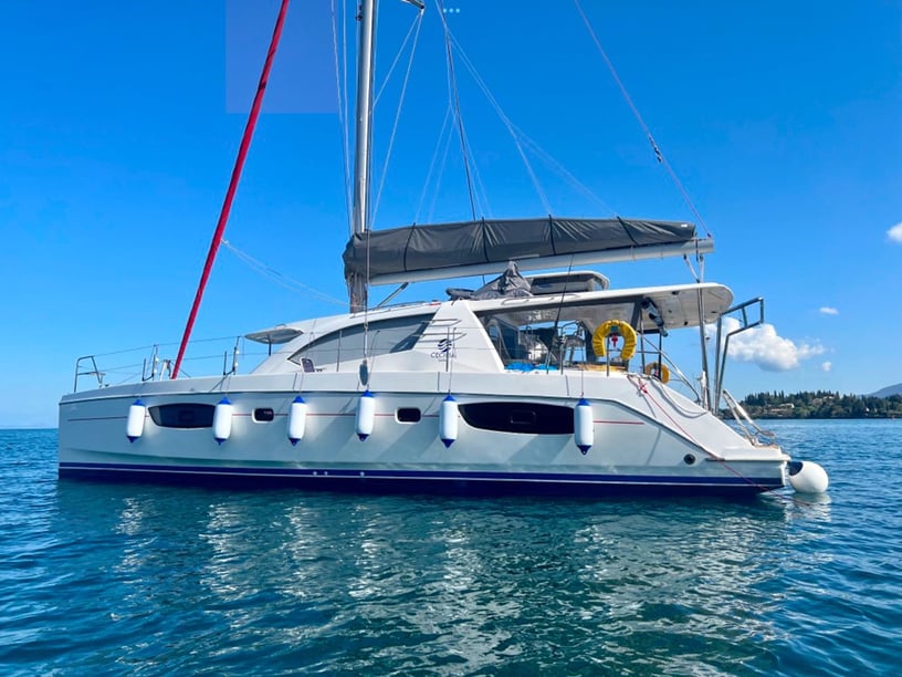 Gouvia Catamaran 4 cabin 6 berths 6 guests 12.98 m Listing Number: #24209