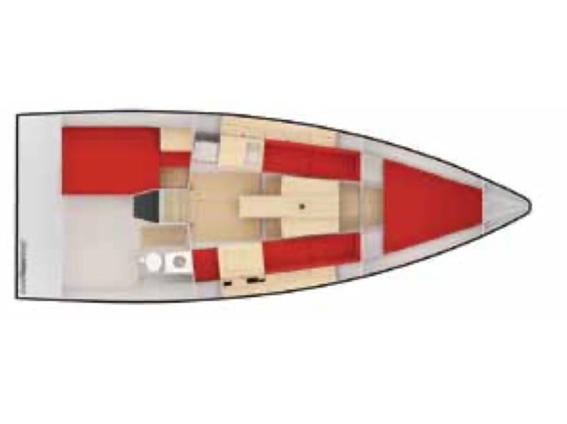 Marseille Barca a vela cabina 2  cuccette 6  6  ospiti 10.5 m Numero dell'inserzione: #24222 3