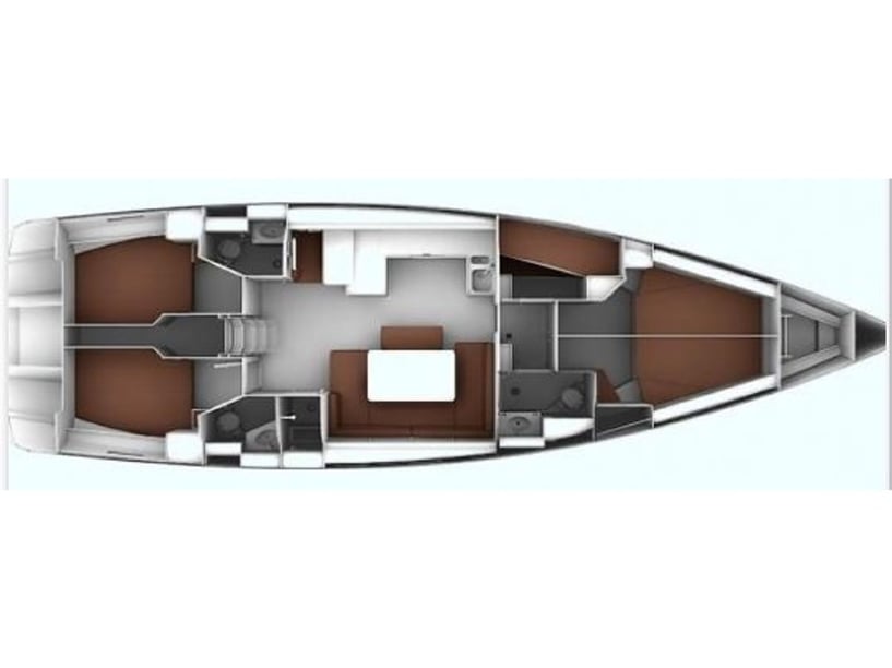 Tourlos Zeilboot Cabine 5  10  slaapplaatsen 10  gasten 15.6 m Lijstnummer: #24279 3