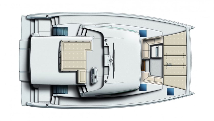 Salerno Catamaran Cabine 6  10  slaapplaatsen 10  gasten 14.82 m Lijstnummer: #24314 3