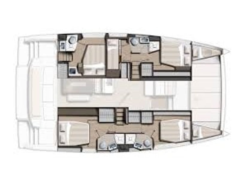 Kvaløysletta - Tromsø Catamaran Cabine 4  8  slaapplaatsen 8  gasten 14.33 m Lijstnummer: #24465 3