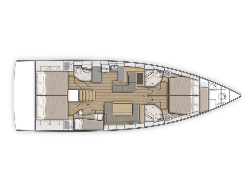 Radazul Barca a vela cabina 6  cuccette 12  12  ospiti 14.98 m Numero dell'inserzione: #24499 2