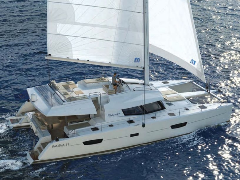 Canouan Catamaran 5 cabin 12 berths 12 guests 17.8 m Listing Number: #24557