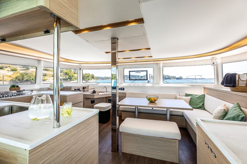 Porto Cheli Catamaran 6 cabin 12 berths 12 guests 13.99 m Listing Number: #24573 2